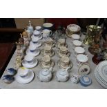 A collection of Royal Stafford teaware, 'Indian T