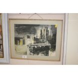 John Piper print, Windsor Castle