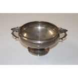 An Art Deco silver pedestal bowl Birmingham 1933,