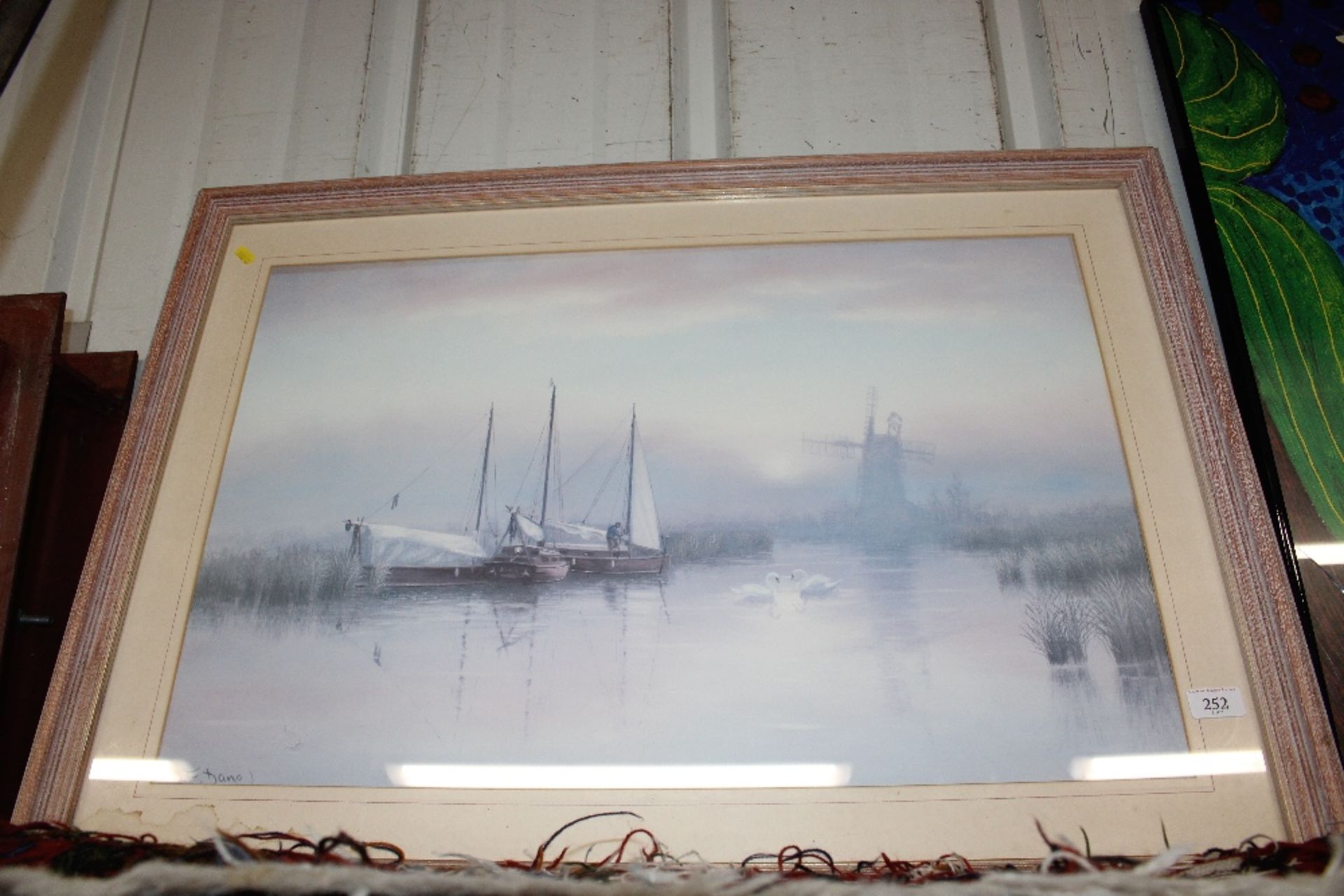 David Dane. large Norfolk Broads coloured print