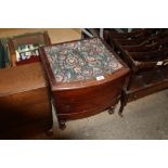 A Victorian mahogany commode