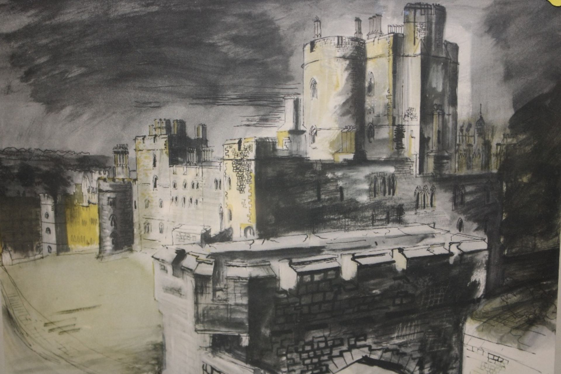 John Piper print, Windsor Castle - Image 2 of 3