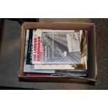 A box of railway related books