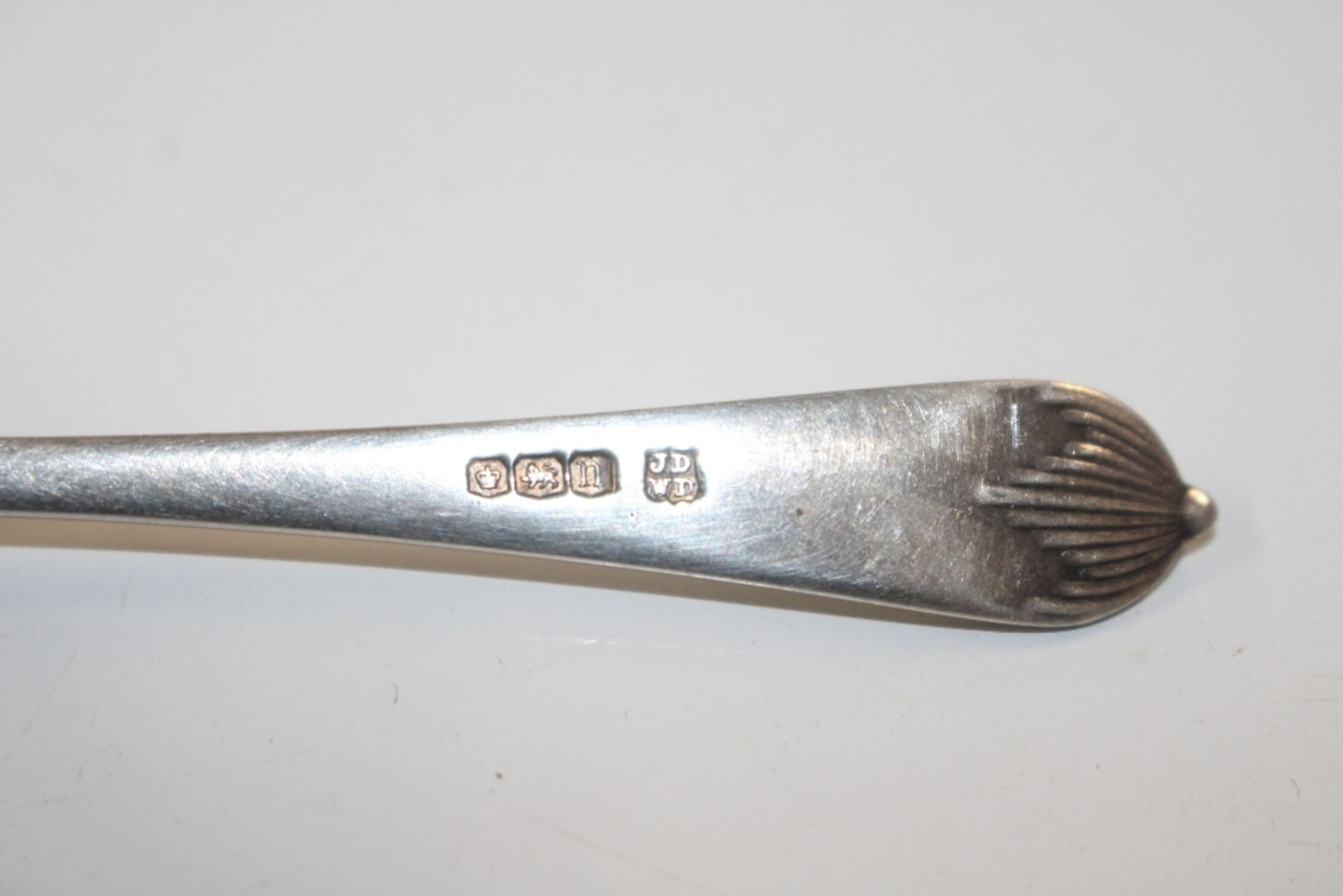 Fourteen silver teaspoons with engraving relating - Image 7 of 7