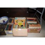 Four boxes of mostly children's related books