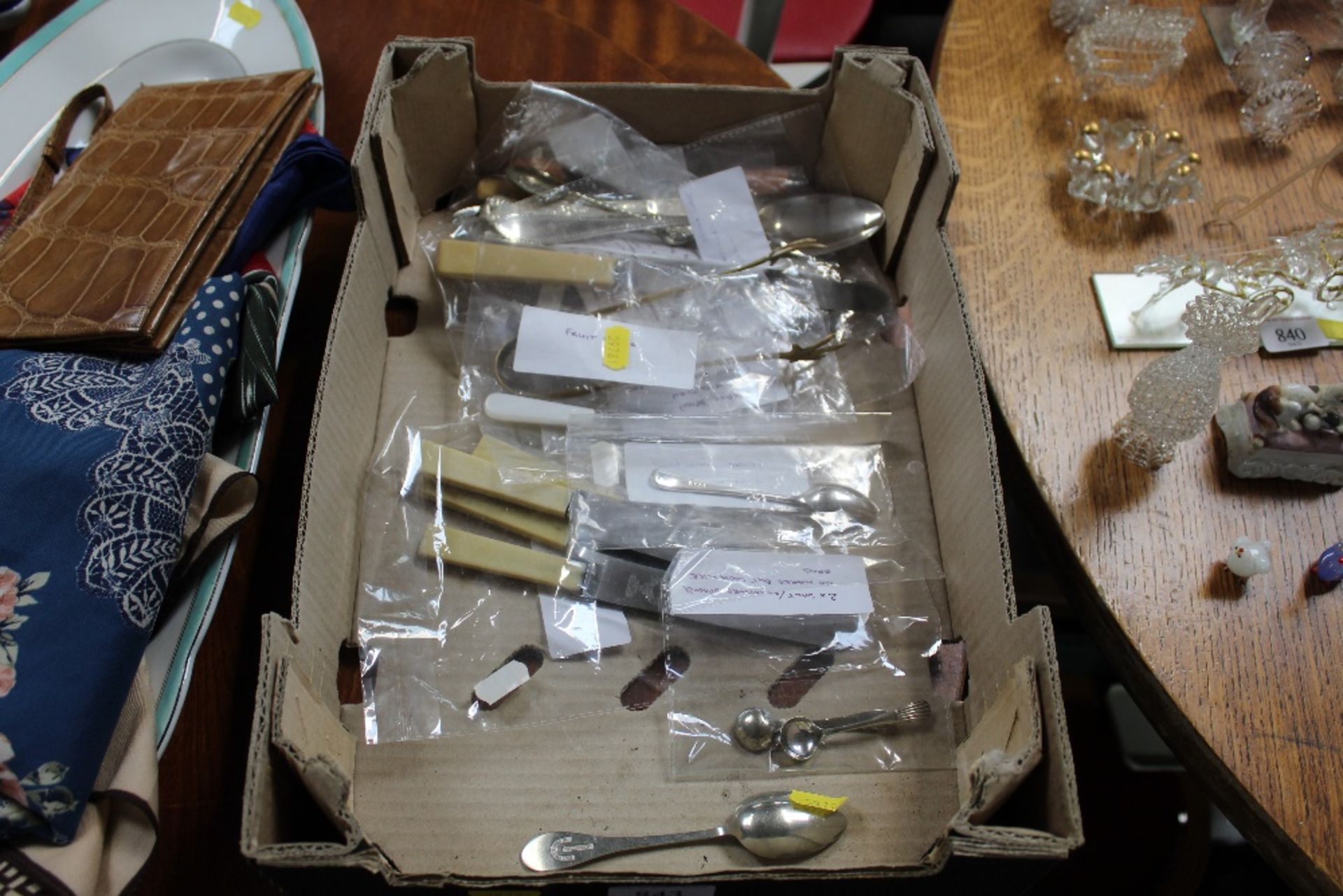 A quantity of silver plated cutlery