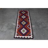 An approx. 6'2" x 2' Maimana Kelim runner