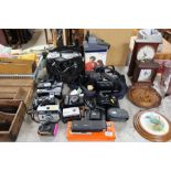 A quantity of various cameras to include Polaroid,