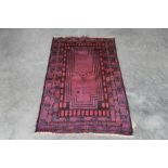 An approx. 4'3" x 2'3" Old Bolochi rug