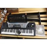 Yamaha PSR-175 electric keyboard and stand