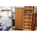 A teak wardrobe