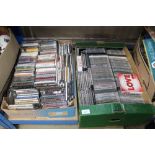 Two boxes of various CD's