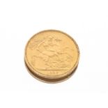 A £2 gold coin, 1887