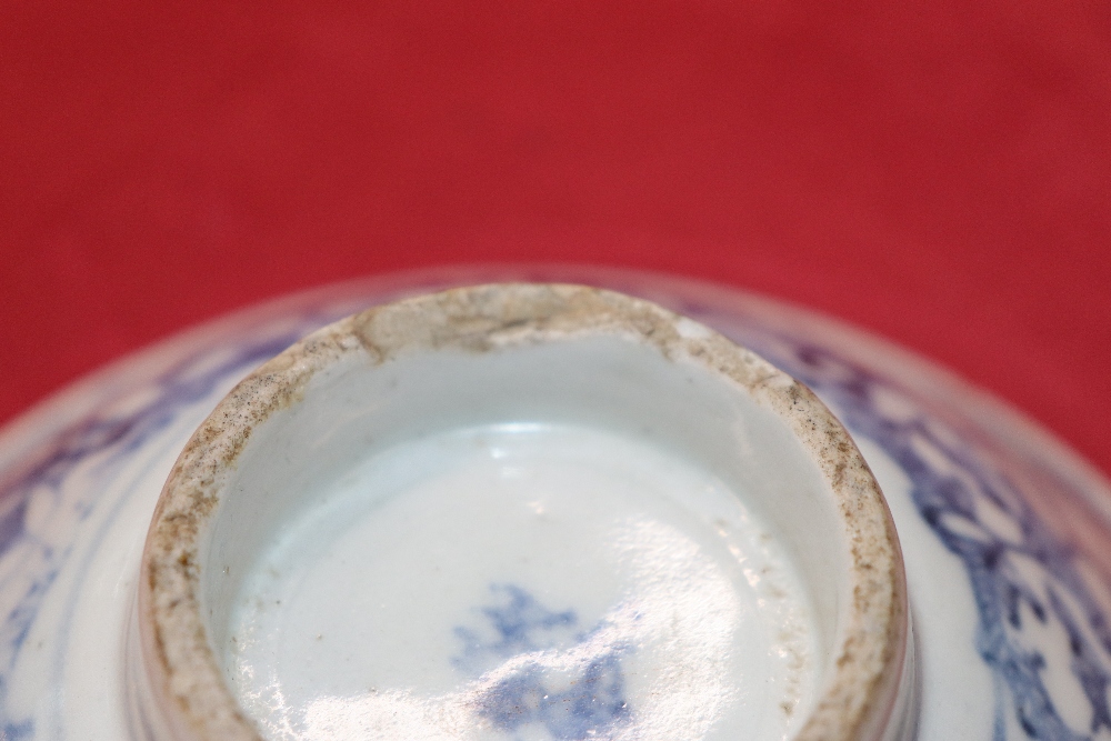 A 17th Century Chinese porcelain pedestal bowl, 16.5cm dia.; and a green glazed Chinese wine pot - Image 15 of 32