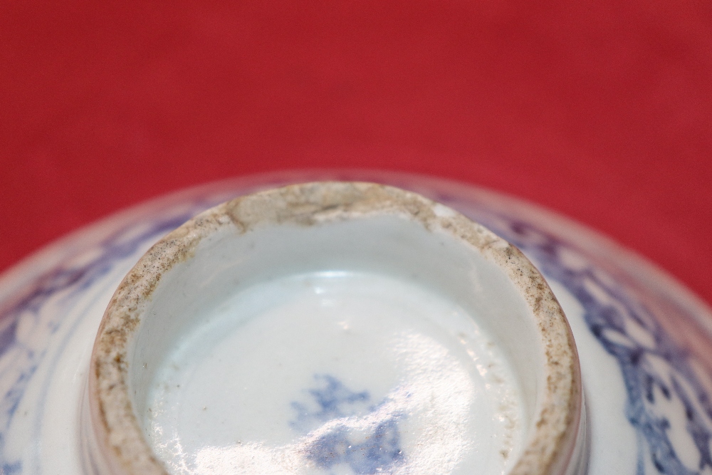 A 17th Century Chinese porcelain pedestal bowl, 16.5cm dia.; and a green glazed Chinese wine pot - Image 16 of 32