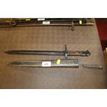 A WWII Italian bayonet