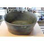 A twin handled galvanised bath (144)