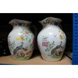 Two Copeland Spode wash jugs AF