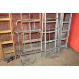 A galvanised rack