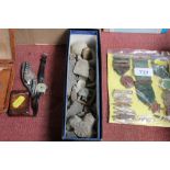 A box of metal detector finds