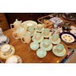 A quantity of Branksome china Art Deco design dinn