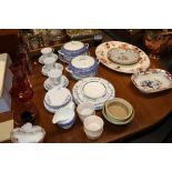 A quantity of Burleigh ware dinnerware and various