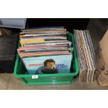 A box of records and a pair of Celestion 1 speaker