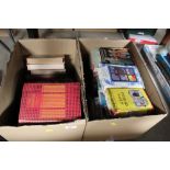 Two boxes of various books