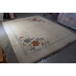 An approx. 10'5" x 8'1" modern rug