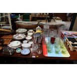 A large quantity of various sundry glass and china