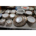 A collection of Solian Ware dinnerware