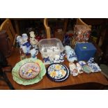A collection of miscellaneous china ornaments incl
