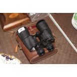 A pair of Franvey & Harchel 10 x 50 binoculars and