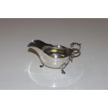 A Sheffield silver sauce boat, approx. 134gms