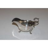 A Sheffield silver sauce boat, approx. 147gms