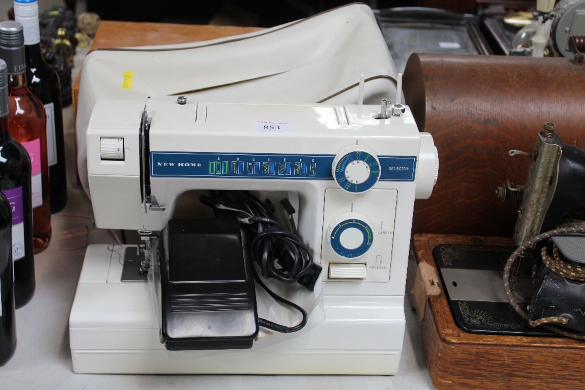 A New Home electric sewing machine