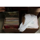 Two boxes of various records