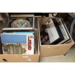 Three boxes of classical records