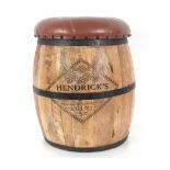 A Hendrix Gin barrel seat