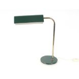 A 1960's French Amelux desk lamp, 47cm high overal