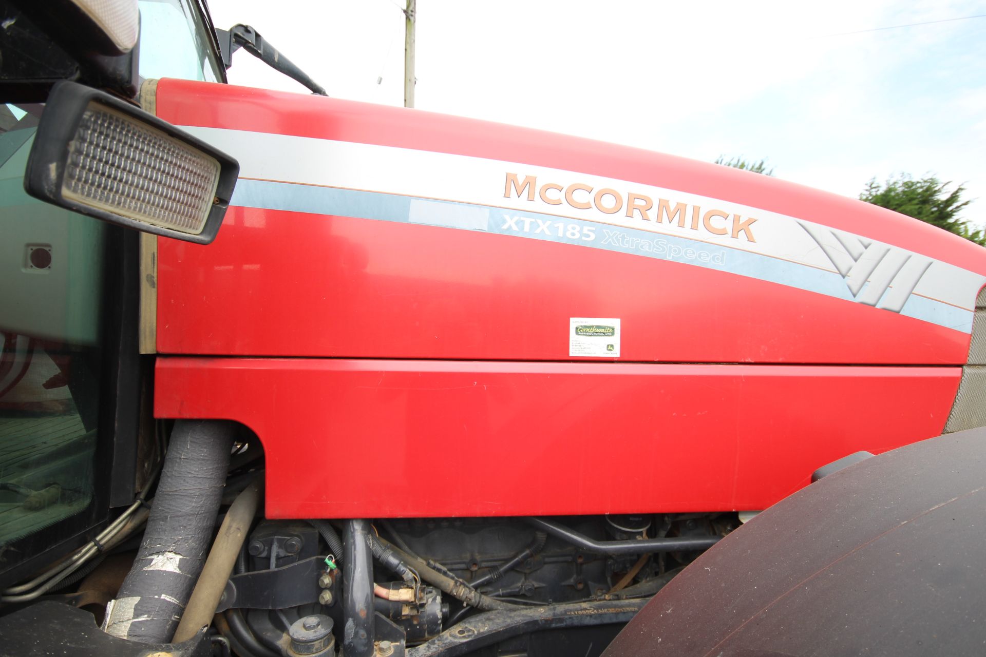 McCormick XTX 185 Xtraspeed 4WD tractor. Registration PN08 LHL. Date of first registration 17/04/ - Image 64 of 107