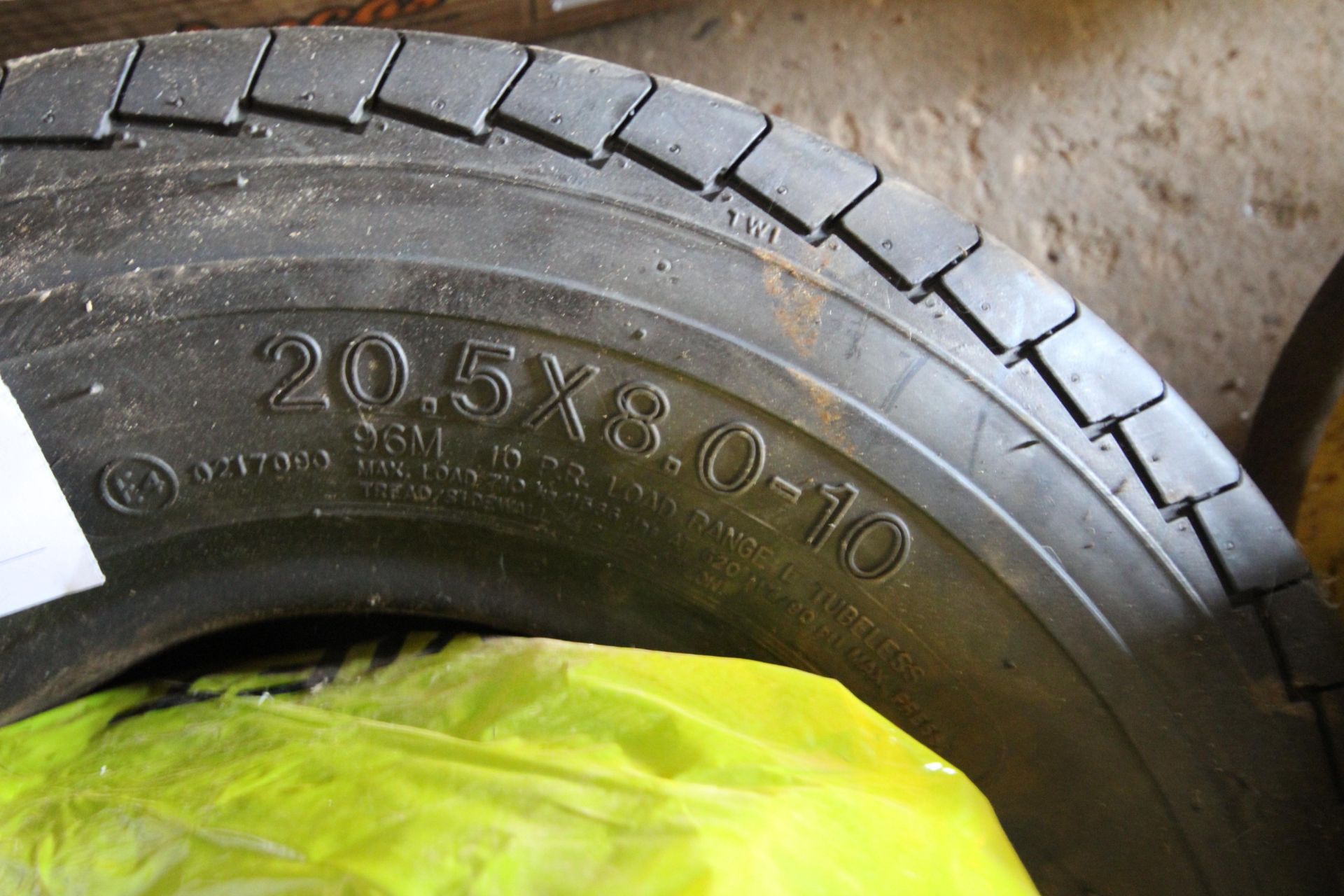 Unused 20.5-10 tyres. V - Image 2 of 2