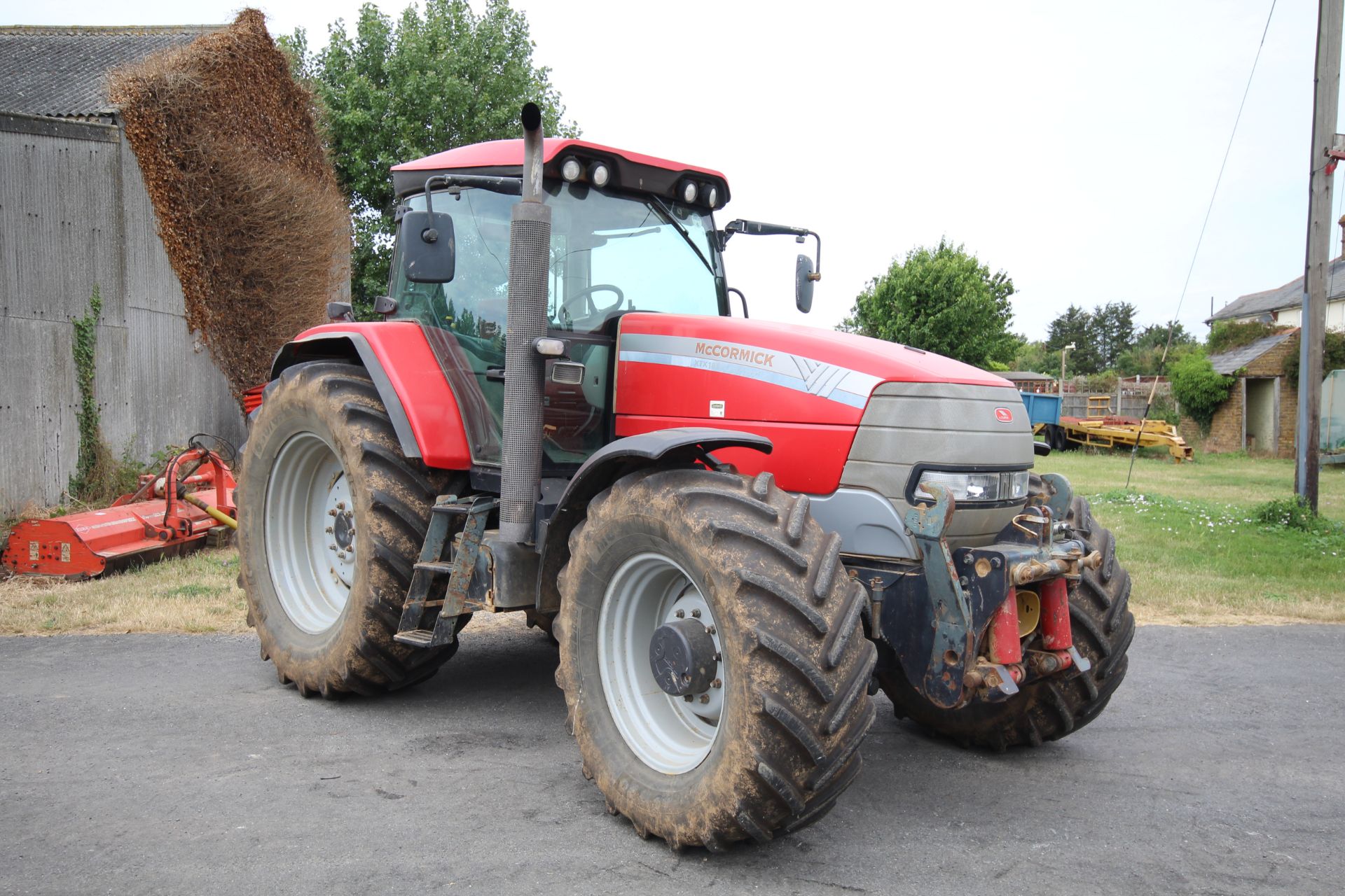 McCormick XTX 185 Xtraspeed 4WD tractor. Registration PN08 LHL. Date of first registration 17/04/