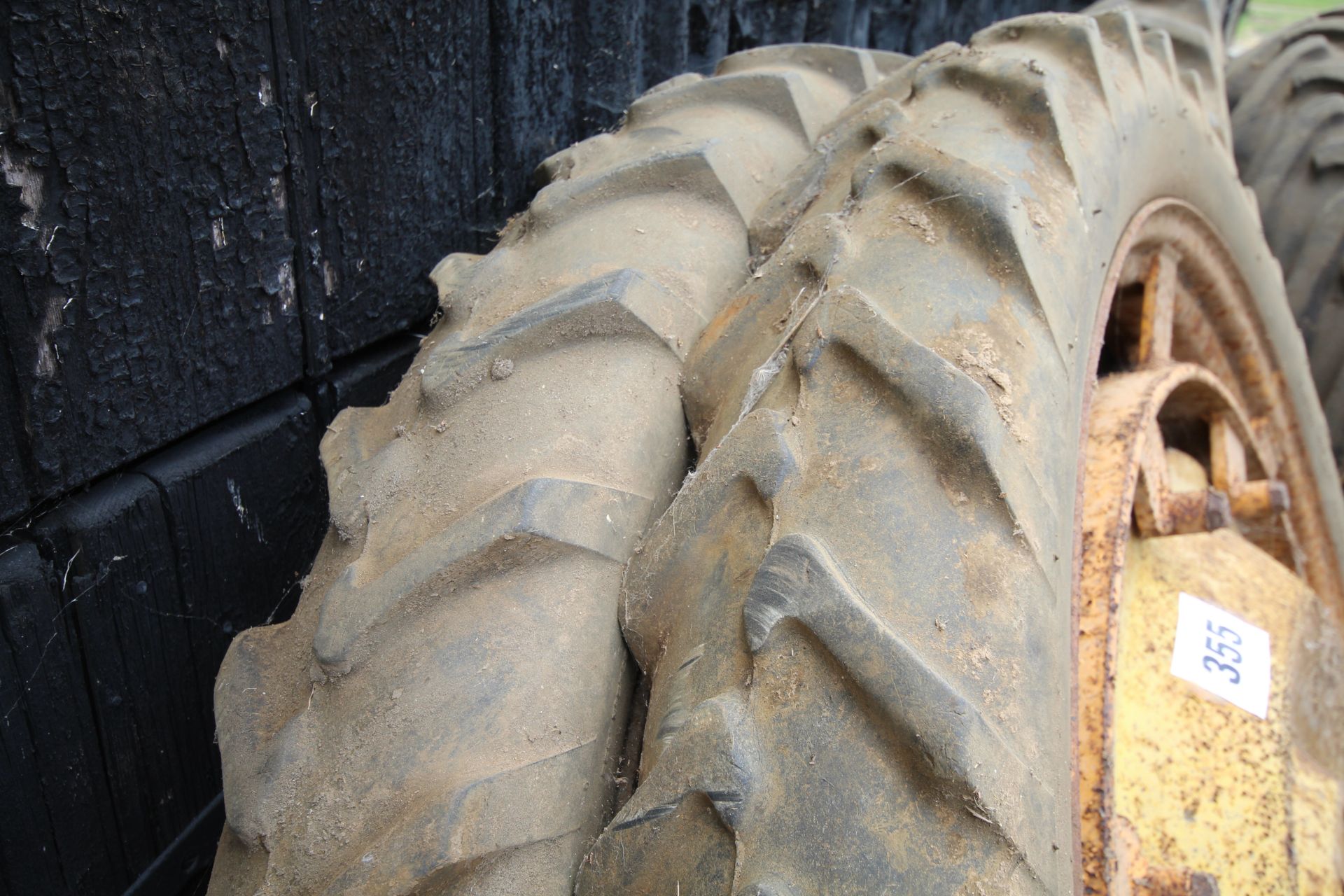 Pair of Standen 6.50-44 row crop wheels and tyres. - Image 2 of 2