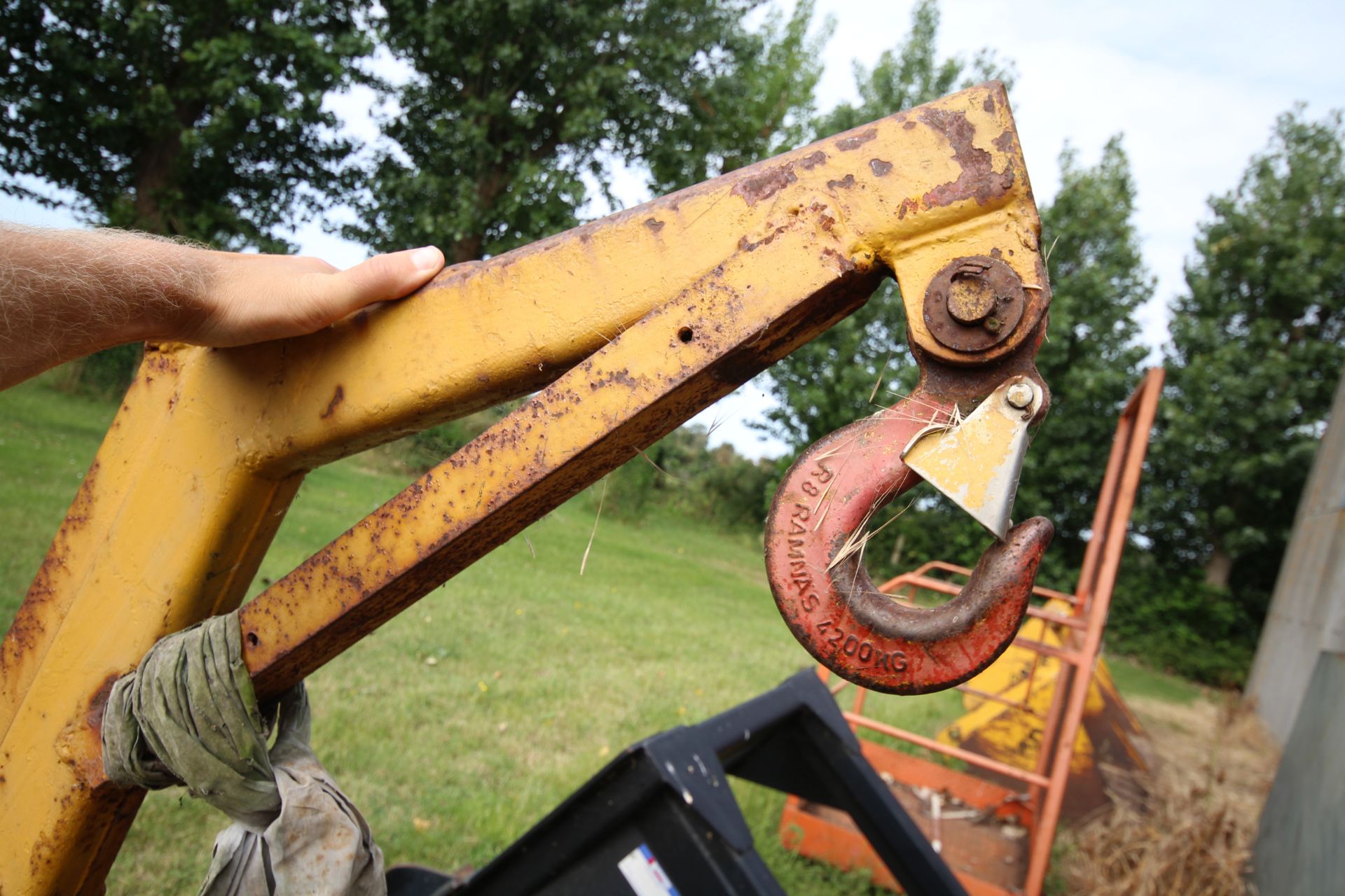 Farm made big bag lifter. Sanderson brackets. V - Image 6 of 9