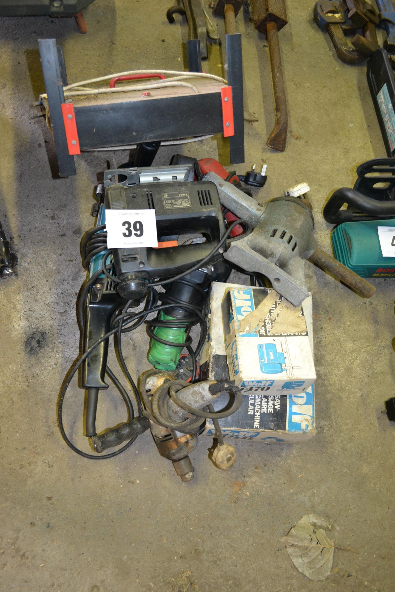 Various power tools for spares/ repair. V