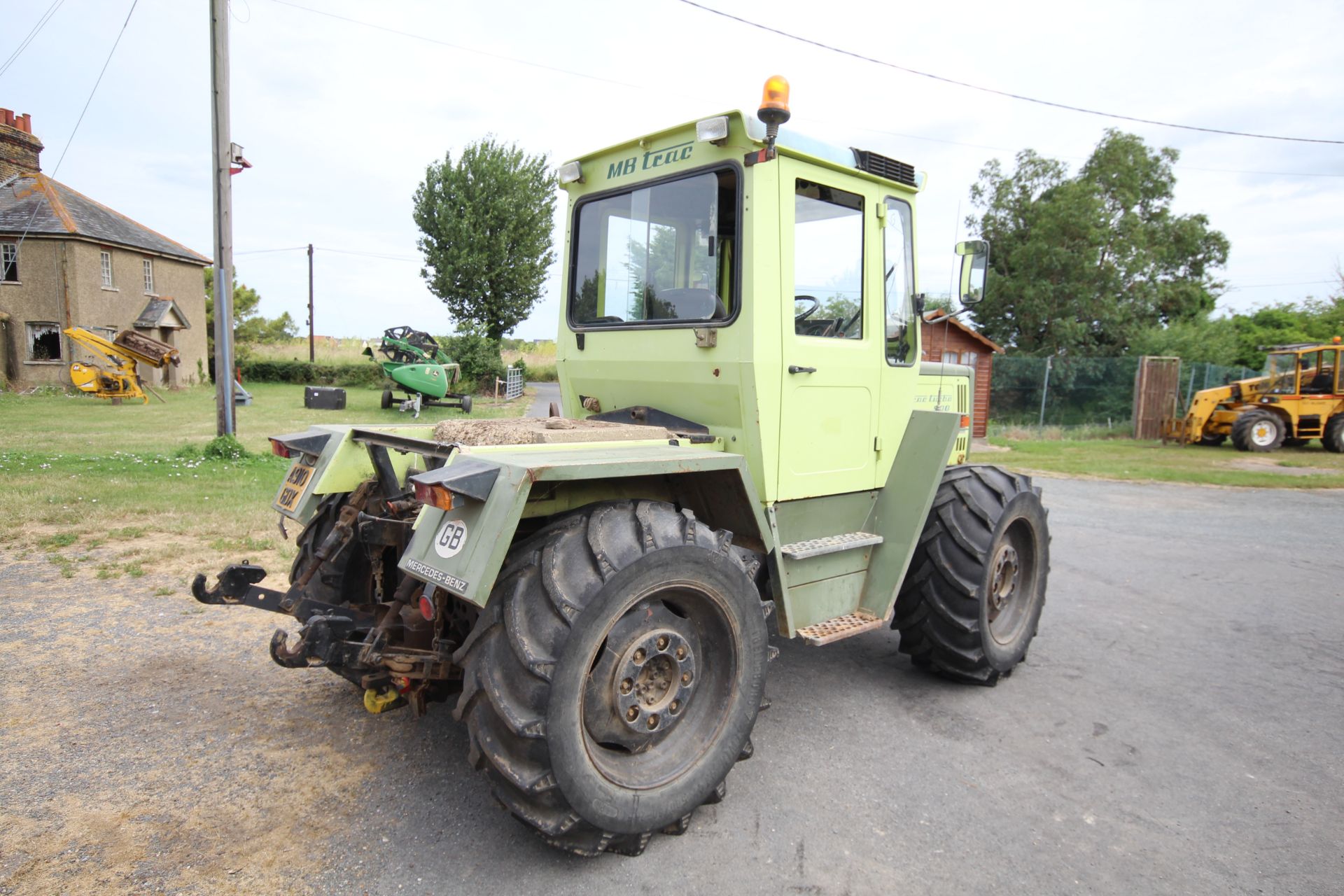 MB Trac 900 Turbo 4WD tractor. Registration A910 GDX. Date of first registration 24/05/1984. 5,514 - Image 7 of 124