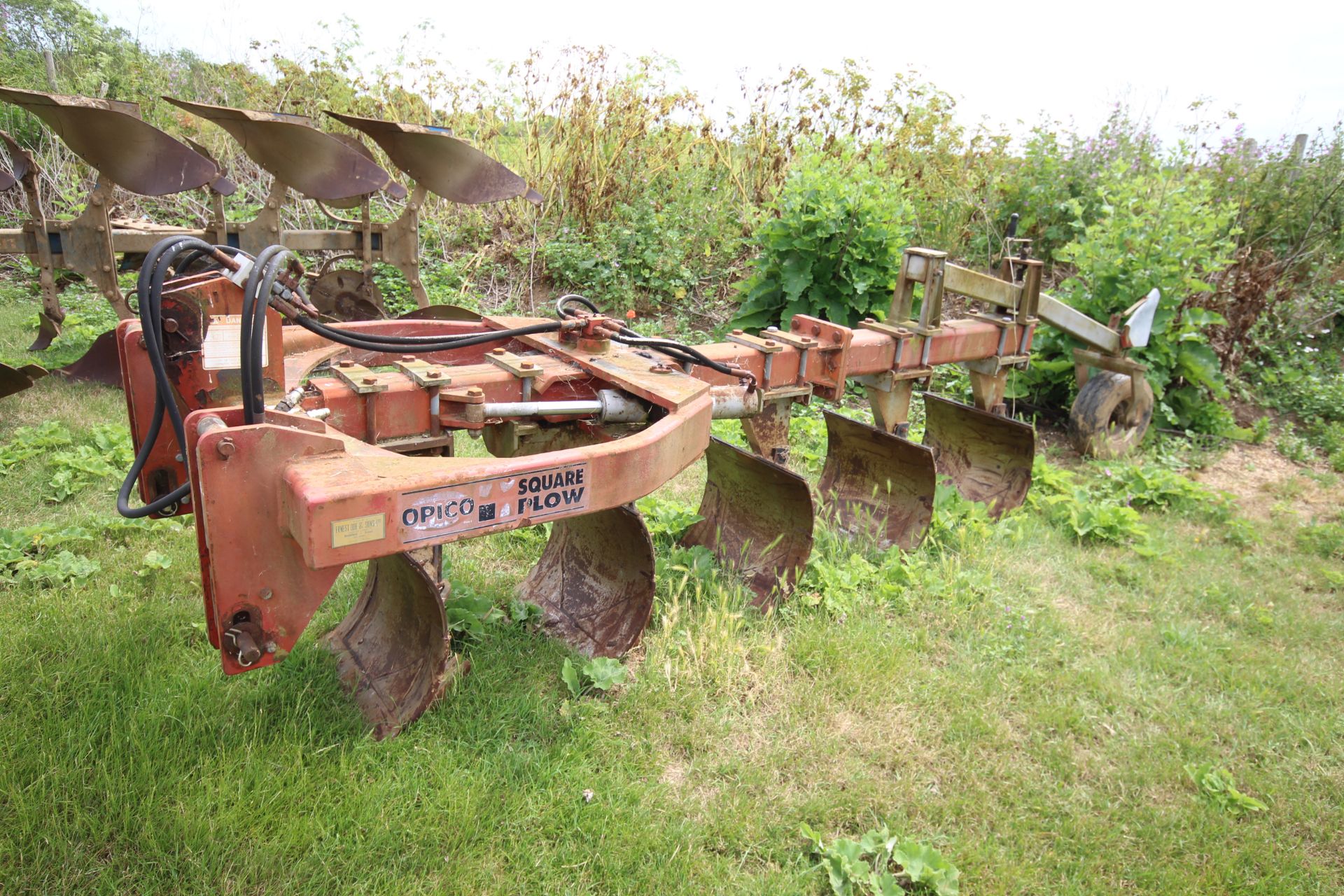 Opico 5F Square Plow. Owned from new. Manual held. V