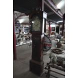 A 19th Century mahogany longcase clock having pain