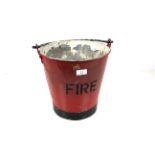 A vintage fire bucket